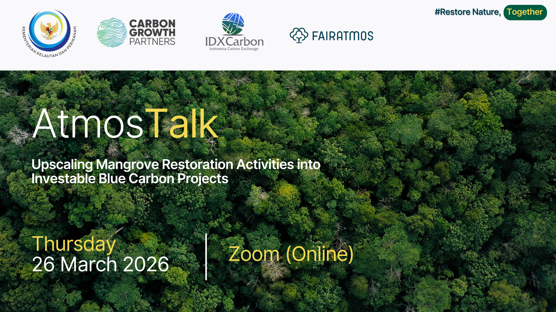 AtmosTalk: Upscale Mangrove Restoration into Investable Blue Carbon Projects