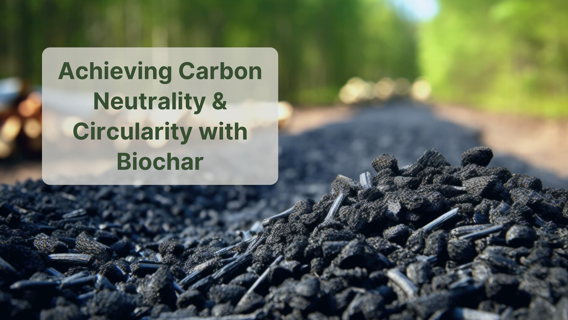Biochar: Circular Economy & Carbon Credit Solution