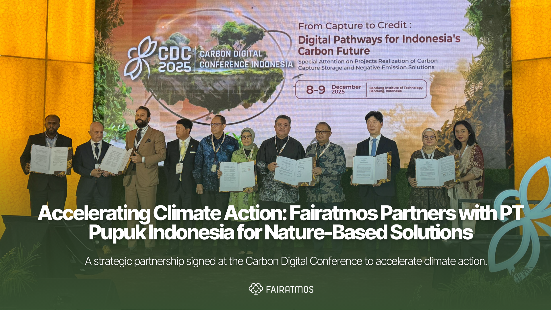 Accelerating Climate Action: Fairatmos Partners with PT Pupuk Indonesia for Nature-Based Solutions